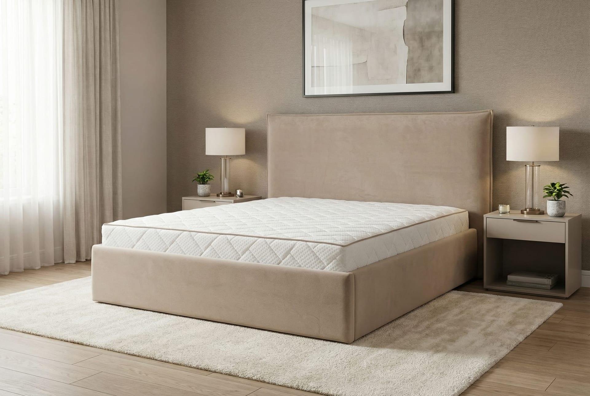 Łóżka tapicerowane