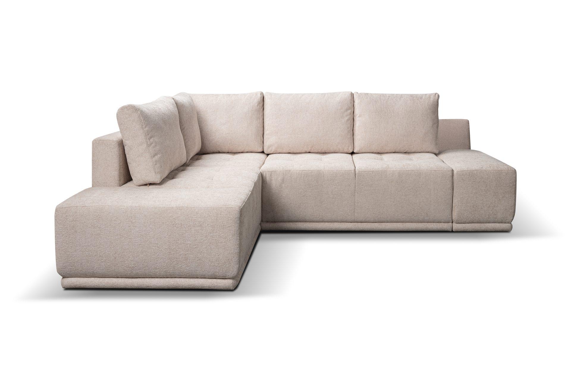 Narożnik TITAN — miękka bryła, funkcja spania, pojemnik – narozniki