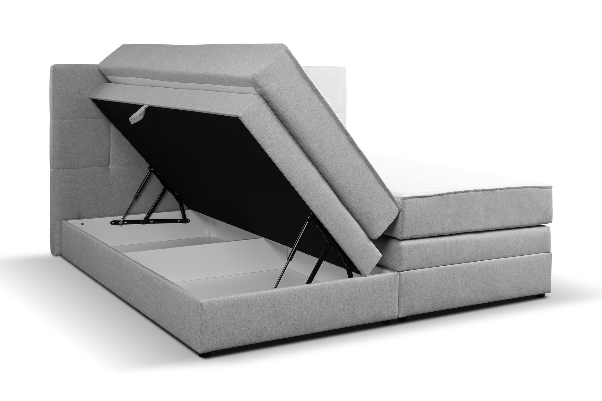 Łóżko boxspring ELMA z pojemnikiem na pościel miniatura 13