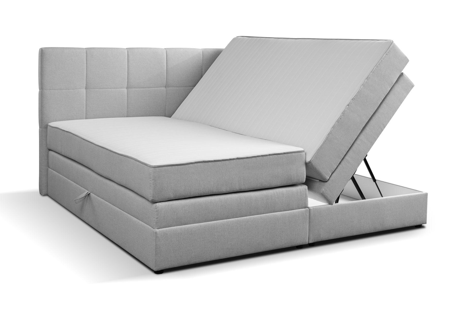 Łóżko boxspring ELMA z pojemnikiem na pościel miniatura 14