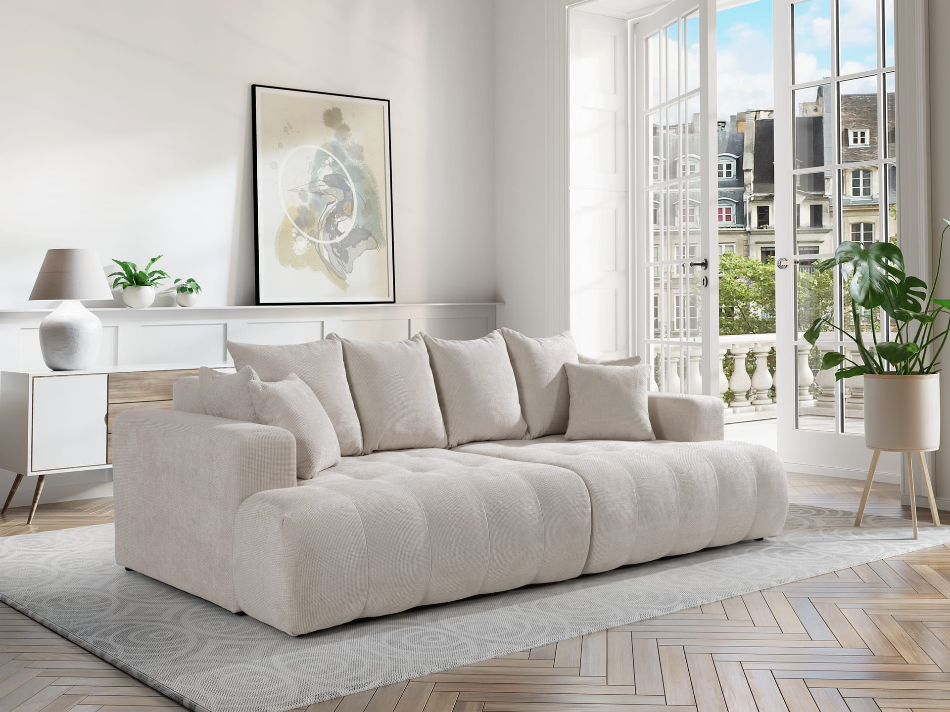 BIGSOFA MOTINO – panoramiczna sofa XXL, głębokie siedziska - zdjęcie 1